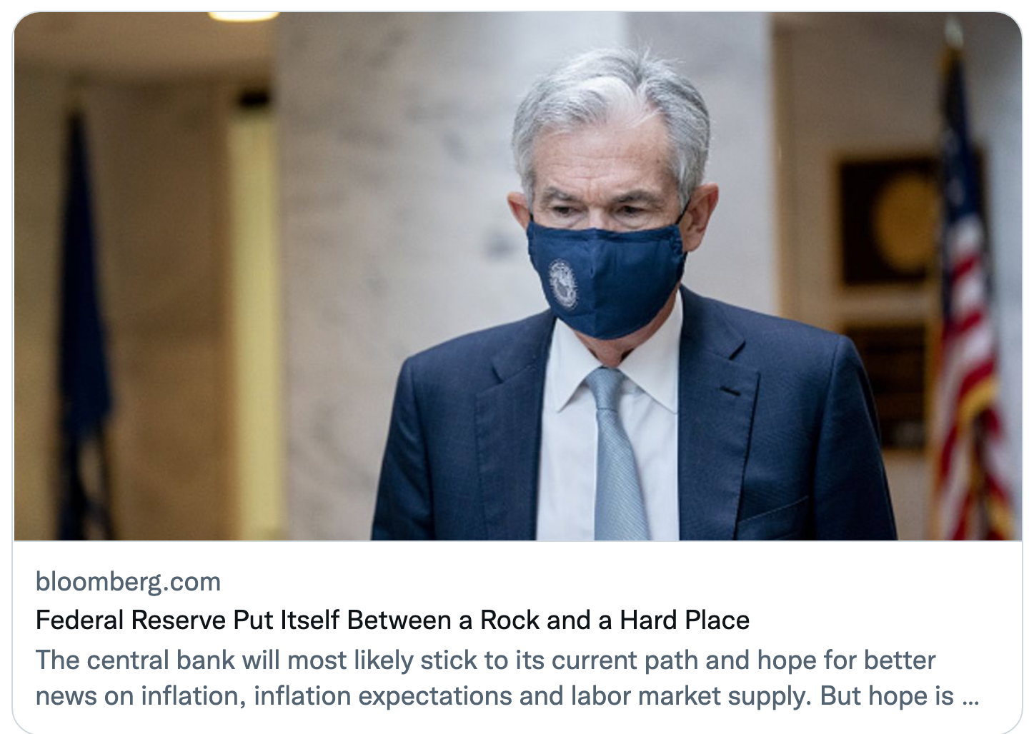https://www.bloomberg.com/opinion/articles/2021-11-15/federal-reserve-put-itself-between-a-rock-and-a-hard-place